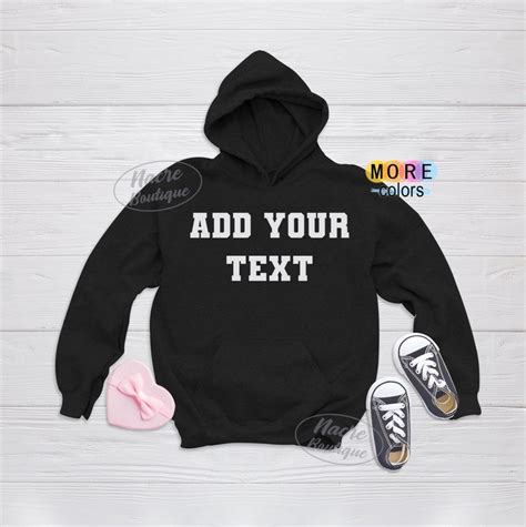 Custom Youth Hoodie Custom Hoodie Add Your Text Add Your Etsy