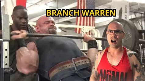 Reagindo Ao Treino Do Branch Warren Youtube