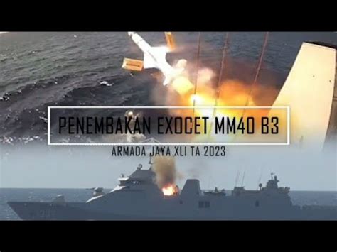 Penembakan Rudal Exocet Mm Block Dari Kri I Gusti Ngurahrai