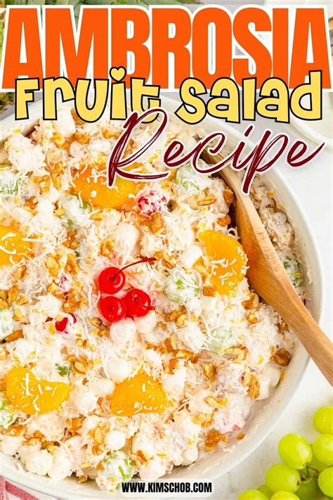 This Ambrosia Fruit Salad Recipe Is A Vintage Dessert Salad Cool Whip