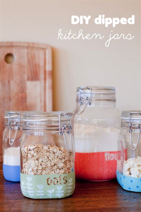 Custom Kitchen Jars - Mason Jar Crafts Love