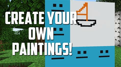 Create Custom Paintings In Minecraft Joy Of Painting Mod Showcase