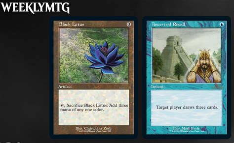 30th Edition Black Lotus Retro Frame Rmagictcg