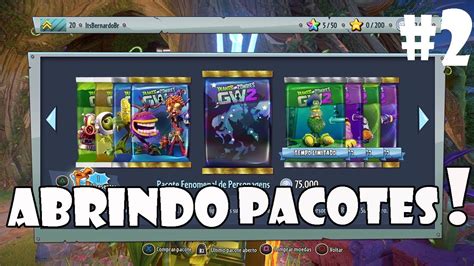 ABERTURA DE PACOTES 2 Plants Vs Zombies Garden Warfare 2 YouTube