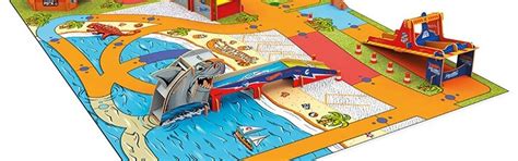 Playset Cidade Tubarão Hot Wheels Produtos Xalingo