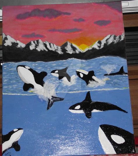 Orca Sunset by wildhorses1991 on DeviantArt