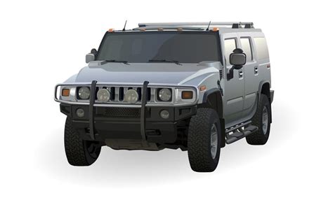 White Hummer Wallpaper H