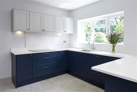 Oxford Blue Modern Shaker Kitchen New Forest Designs