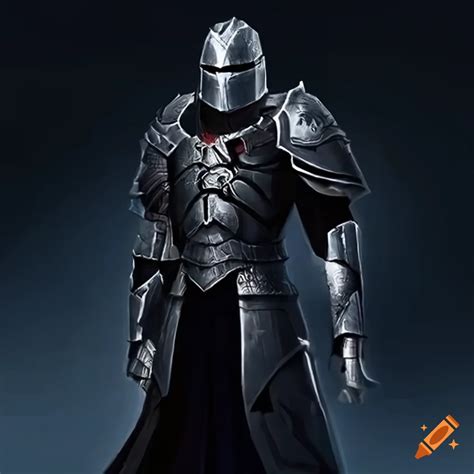 Digital Art Of A Black Armored Knight On Craiyon