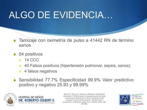 Tamiz Cardiologico Oximetria De Pulso Pptx