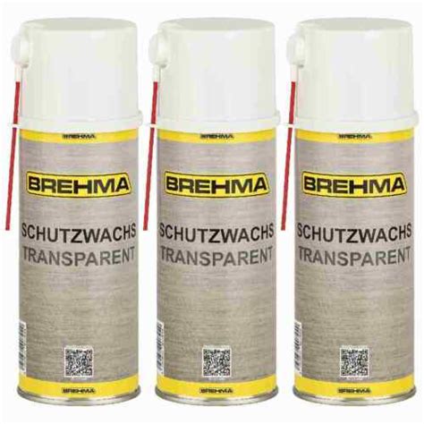 6x BREHMA Schutzwachs Spray Transparent Unterbodenwachs Hohlraumwachs