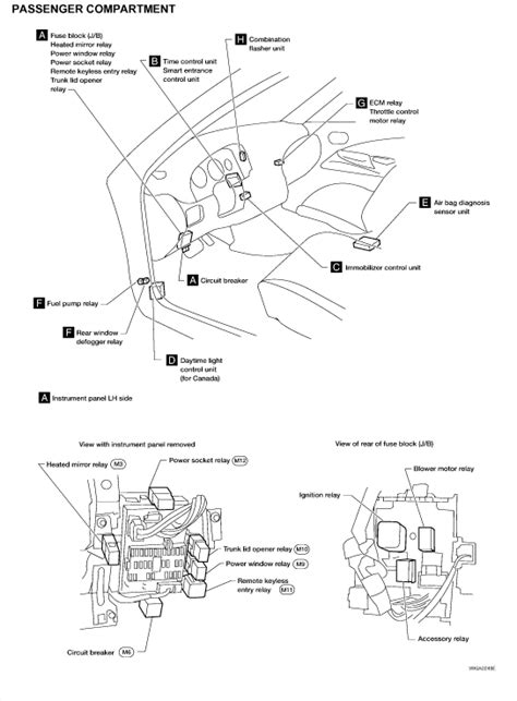 Nissan Sentra Fuel Pump Relay Location