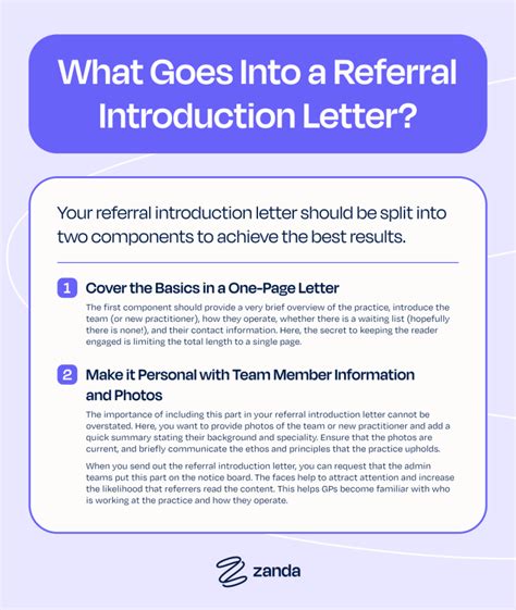 How To Write A Great Referral Introduction Letter Zanda Blog