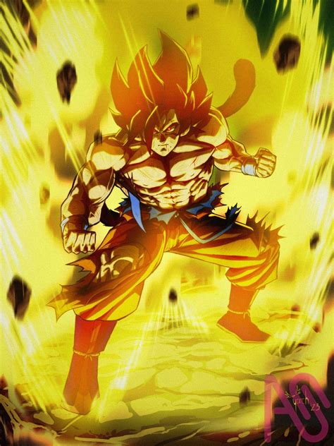 Goku Ssj Redone HelelYorch Illustrations ART Street