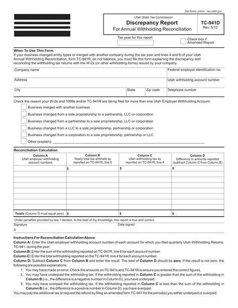 Utah PDF Forms Fillable And Printable