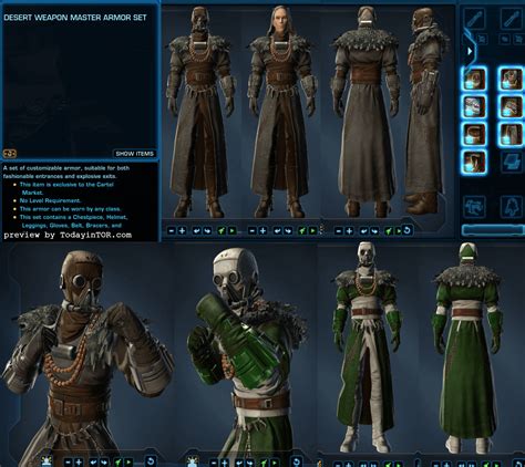 Detailed Images Of All The New Cartel Market Gears In 73 Rswtor