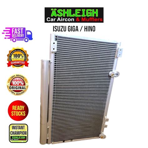 Isuzu Giga Hino Truck Condenser With Drier Laminated Car Aircon Parts