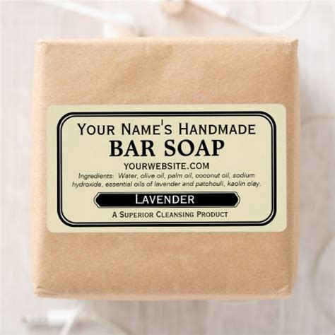 Old Fashioned Handmade Soap Labels For Soapmaking Zazzle