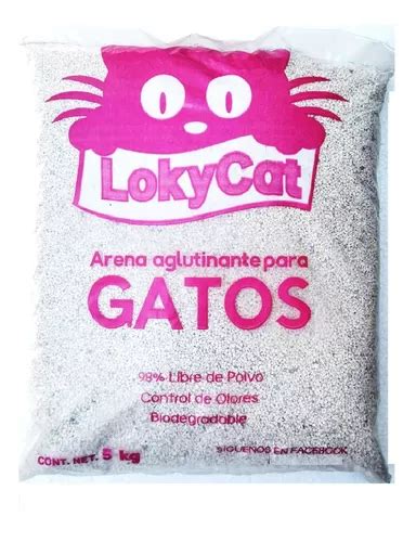 Set 25kg Arena Para Gatos Lokycat 100 Natural Aglutinante