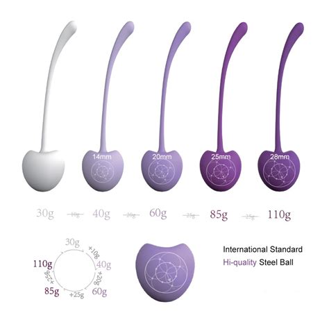 5pcs Kegel Ball Silicone Vagina Tight Exercise Ben Wa Balls For Woman Gift Box