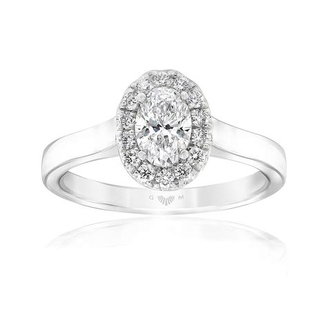 Aura 0 40ct Oval Cut Dvvs2 Diamond Engagement Ring Gerard Mccabe 559058