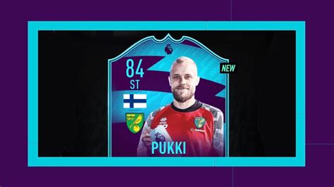 Premier League TEEMU PUKKI SBC Solution 1 4 PACYBITS FUT 20