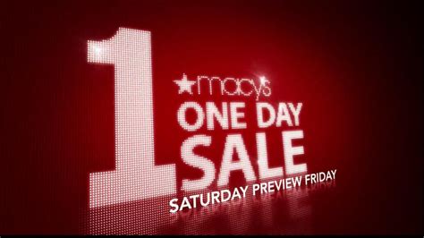 Macy S 1 Day Sale Tv Commercial October 20 Ispot Tv