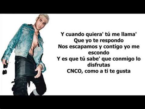 CNCO Solo Yo Letra YouTube