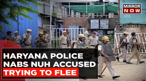 Nuh Violence Encounter Continues Between Accused And Haryana Police One Shot While Trying To