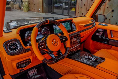 Deze Mercedes Benz G Brabus Bevat Een Herm S Oranje Interieur