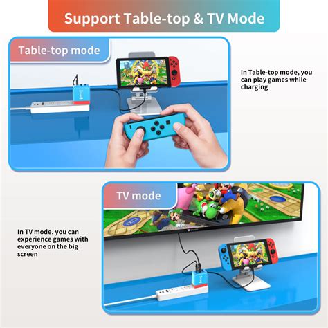 Snapklik Mirabox Portable Switch Dock Charger For Nintendo Switch