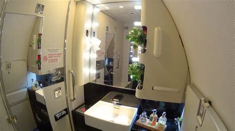 First Class Airplane Bathroom