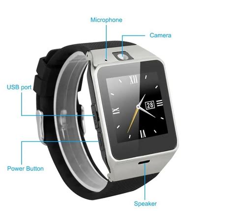 GV18 Smart Bluetooth Watch With Best Camera Mobile SIM Card Slot And