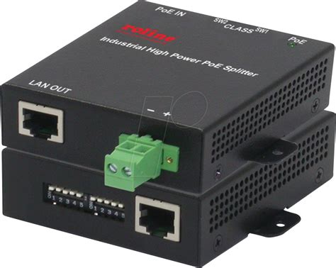 Roline Power Over Ethernet Poe Gigabit Splitter At