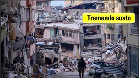 Tremendo Susto Acaba De Temblar Fuerte Sismo Acaba De Sacudir Intenso