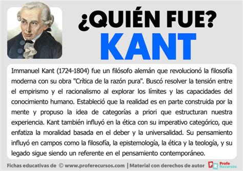 Quién fue Immanuel Kant