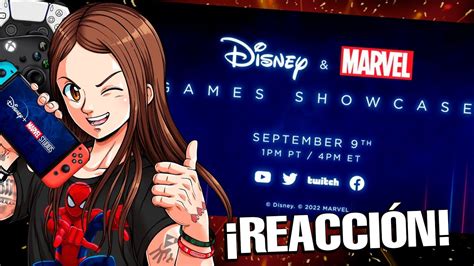 🔴 Disney And Marvel Games Showcase ¡sorpresas Para Switch Ps5 Y Xbox 😱 ¡reacciÓn En Directo