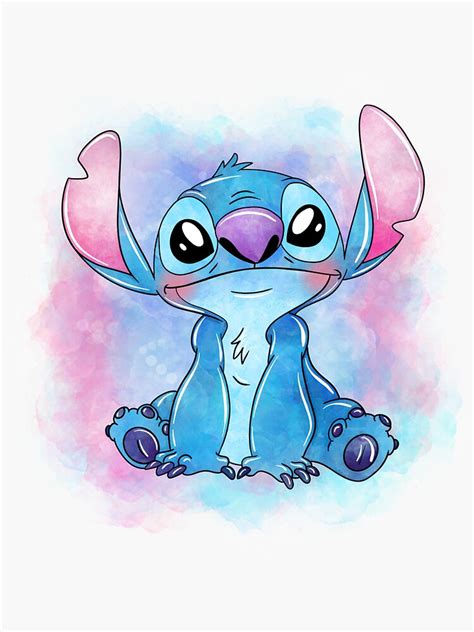 Stitch Illustration Sticker For Sale By OliviaLprints Redbubble