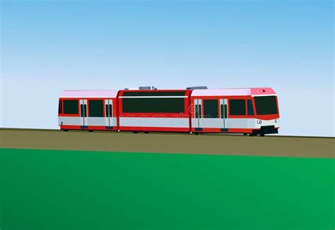 Train Of Switzerland Vector Stock Vector Illustration Of Express