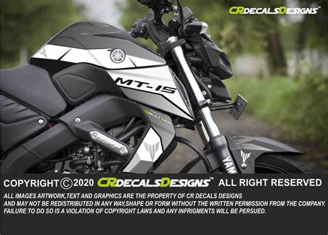 Yamaha Mt15 Slashed Edition Kit Cr Decals Designs