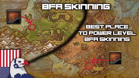 Best Places To Power Level Skinning 1 150 BFA Skinning 8 0 YouTube