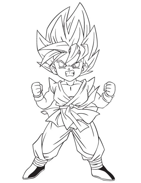 Dibujos Para Colorear De Dragon Ball Z