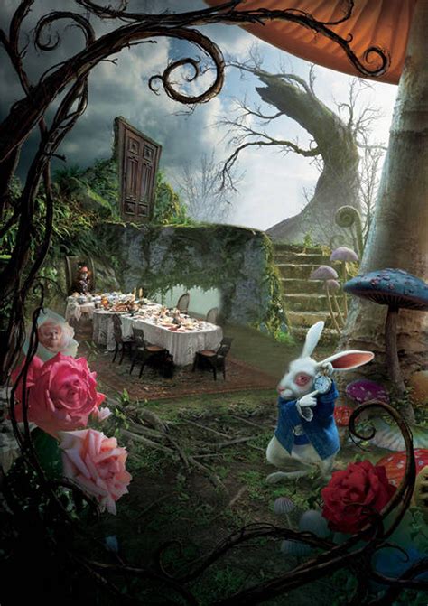 Alice In Wonderland Tea Party Background Focus Wiring