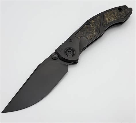 Custom Knife Factory And Anthony Marfione Sokosha Dlcgold Carbon Fiber