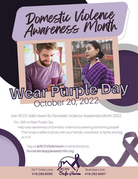 Wear Purple Day Appleseed Mental Health