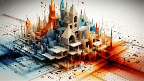 premium ai image abstract mathematical equations  graphs