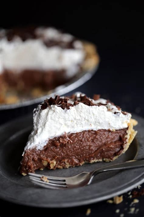 Chocolate Pudding Pie Recipe Homemade Rachel Cooks®