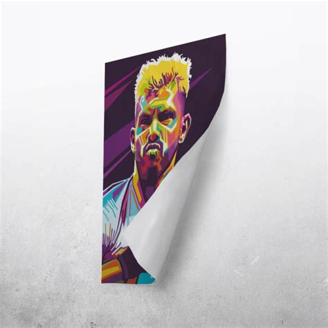 Sergio Aguero Pop Art Wpap Klasi An Poster