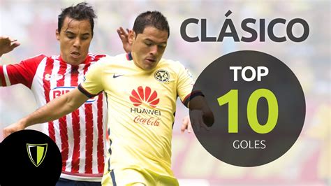 América Vs Chivas Top 10 Goles Clásico Youtube