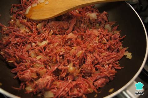 Croquete de abóbora carne seca